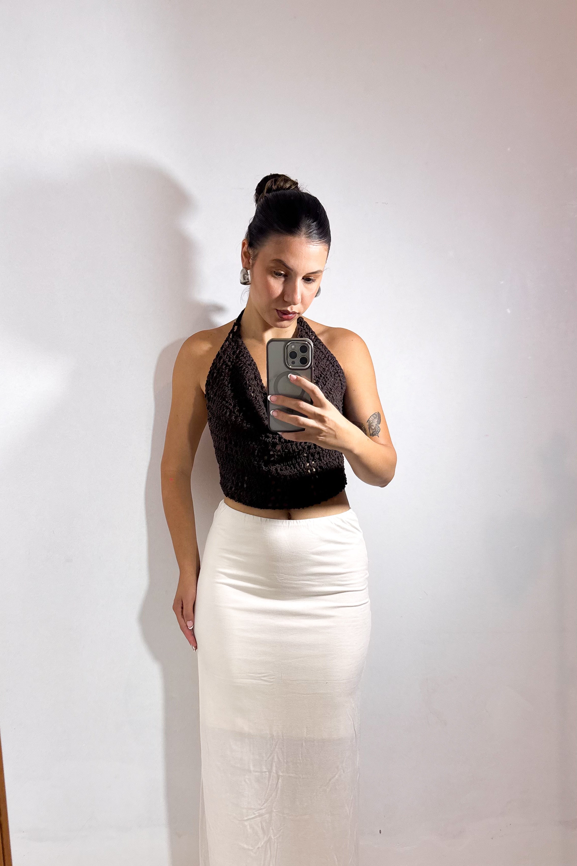 Blusa Multiformas Ponto Vazado