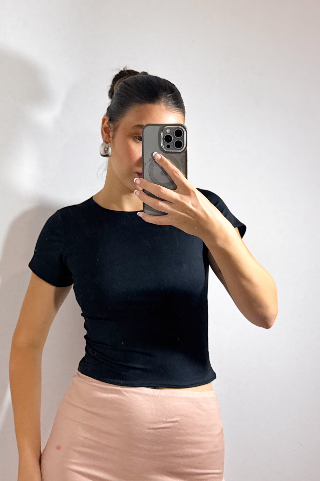 Baby Tee Suplex com Toque de Poliamida