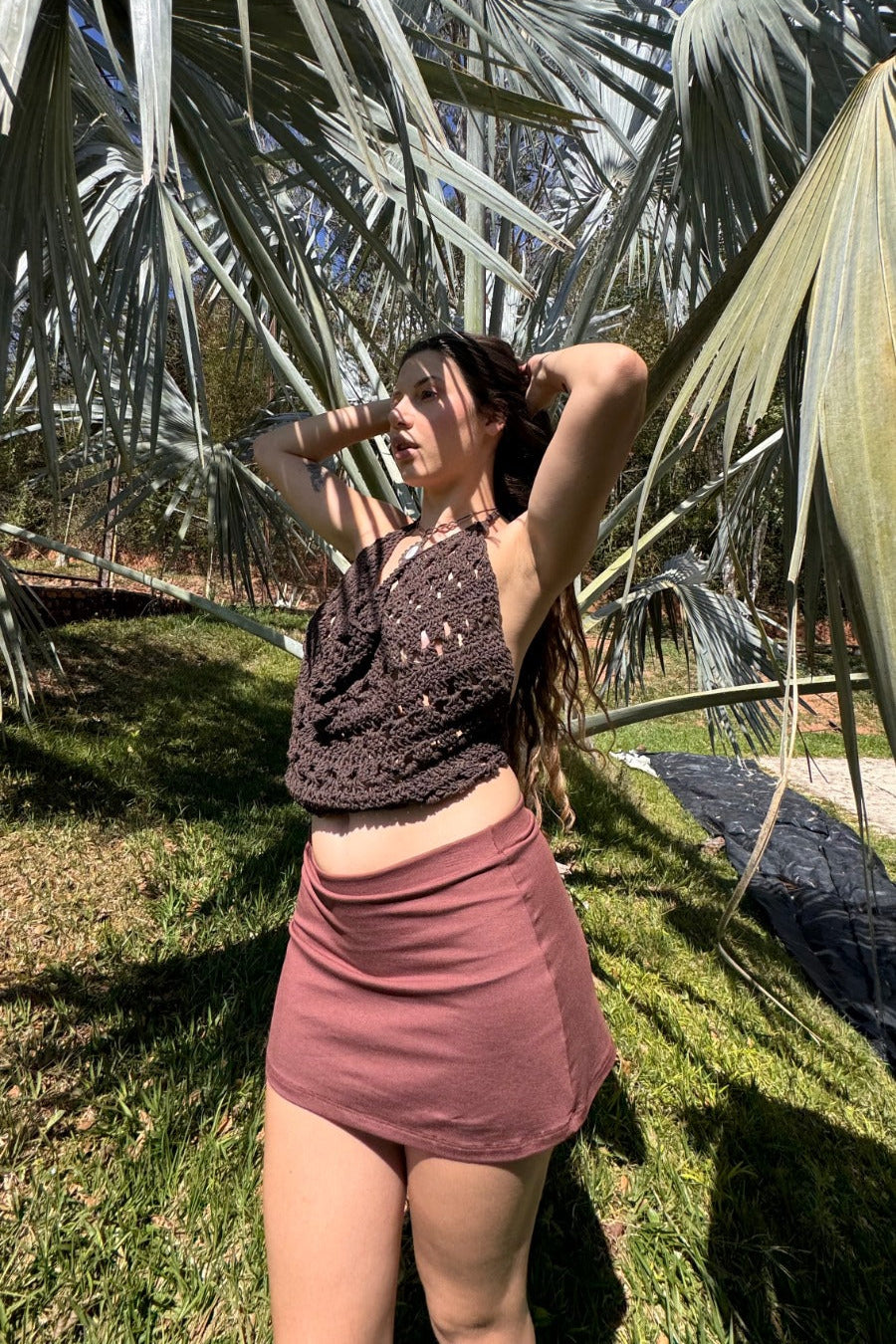 Blusa Multiformas Ponto Vazado